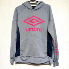【即購入️⭕️】umbro フード付きパーカー グレー/ネイビー ピンク