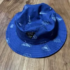 あやっぺ様専用　ネイビー動物楽器プリントハット 52cmとbabydoll短パン