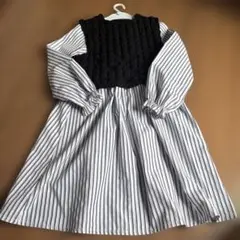 ストライプ柄ワンピース サイズ140