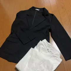 ハニーズ　七分袖ジャケット＆UNIQLOシャツ