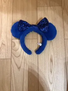 ミニーちゃん カチューシャ ブルー