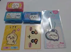 ちいかわ　ハチワレ　ウサギ　モモンガ　シーサー ケース　キーホルダー　カード