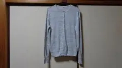 美品　良品計画　無印良品　麻100％　カーディガン　M