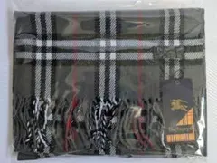 【新品タグ付】バーバリーズ マフラー グレー ノバチェック ウール100%