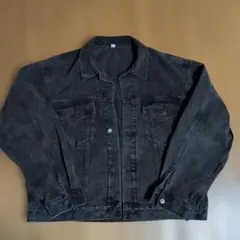 GU デニムジャケット ブラック メンズ XL