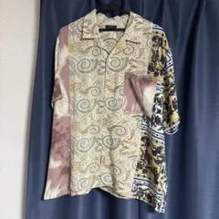 ITEMS URBAN RESEARCH ペイズリー柄 半袖シャツ L