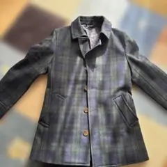 値下げしました！美品！COMME CA MEN チェック柄ウールジャケット M