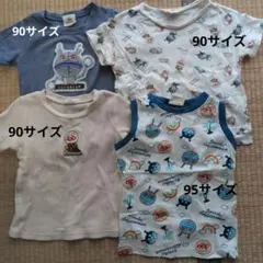 90サイズ、95サイズ　アンパンマン 半袖Tシャツ 、タンクトップ