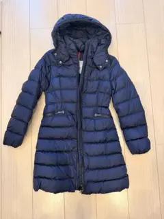 MONCLER ネイビー ダウンコート フード付き