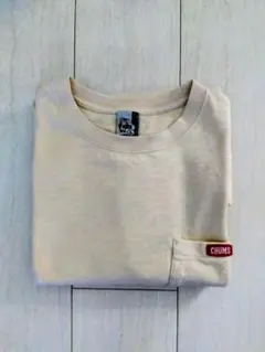 CHUMS ポケット付きTシャツ キーストーン　ナチュラル　 Lサイズのサムネイル
