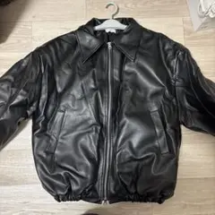 Leather Bomber Jacket