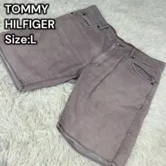 美品　TOMMY トミー　ハーフパンツ ショートパンツ コーデュロイ　春服　L