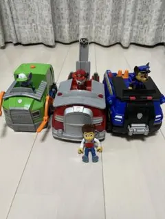 パウ・パトロール 車両3台セット