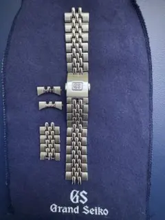 ◾️Grand seiko グランドセイコー◾️3連メタルブレス用 調 19mm メタル時計バンド ステンレス ヘクサッド3 ブレスレット V