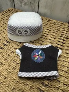 ラウール★2点セット★ すのチルぬいぐるみ服 ★ハンドメイド★シュシュおまけつき