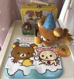 リラックマ まとめ売り ぬいぐるみ 肩たたき 時計 シャボン玉 ポーチ