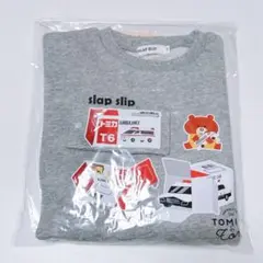 トミカとトム×SLAPSLIP コラボ トレーナー 【グレー】 100cm