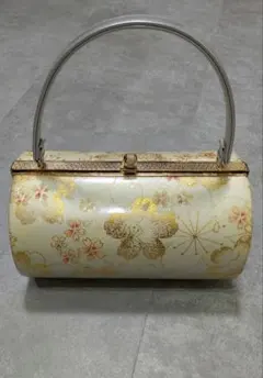 SHUKO 竹製 ハンドバッグ ダークブラウン 和装 網代編み仕立て - メルカリ