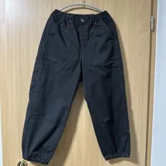 GU KIDS ワイドワークジョガーパンツ　ブラック150サイズ