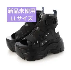 yosuke ヨースケ 厚底 サンダル LL ブラック 原宿 Y2K