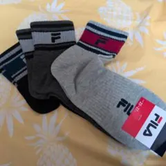 新品.未使用 FILA スポーツソックス 3足セット 25〜27cm