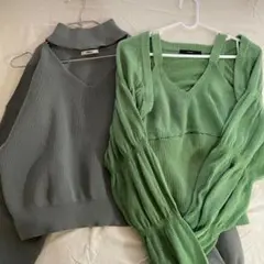 EMODA シャーリングボレロセットニット MURUA チョーカーニット