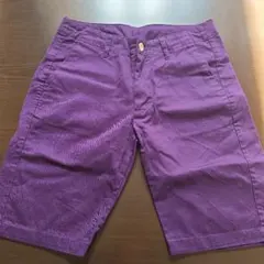 紫のハーフパンツ Sサイズ GAPキッズ ユニクロ