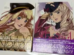 シェリル本　イラスト集　2冊セット　マクロスF ビジュアルコレクション　帯付き