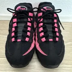 希少NIKE AIR MAX 95 ブラック×ピンク 26cm エアマックス95 - メルカリ