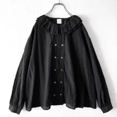 美品 ビュルデサボン コットンキュプラローンIBK bebe ブラウス ゆったりのサムネイル