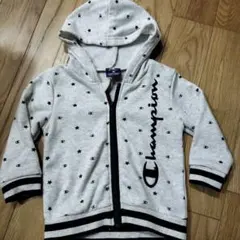 Champion 星柄フード付きトレーナー　裏起毛　95cm