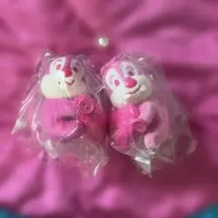 ディズニーランド パルパルーザミニー ミニぬいぐるみチャーム チップデールセット