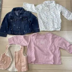 女の子　アウタートレーナー詰め合わせ　80-100