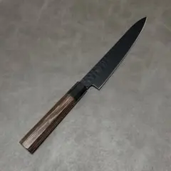 鞘付き 270mm 切付柳刃包丁 本牛角黒檀八角柄 刺身包丁 全鋼 和包丁