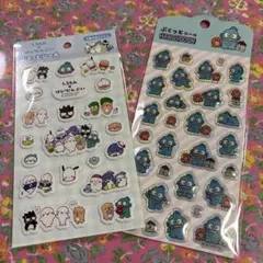 ★翌日発送★匿名★しろたんはぴだんぶい、ハンギョドンぷくっとシール　2種類