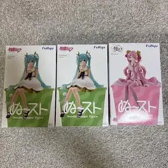 初音ミク ぬーどるストッパー フィギュア 3種セット 桜ミク 10周年