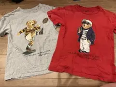 POLO BEAR Tシャツ 2枚セット グレー 赤