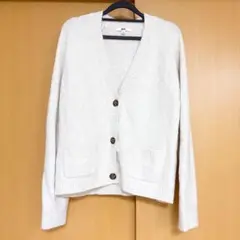 新品未使用 スフレヤーンショートカーディガン 長袖 ユニクロ UNIQLO XL