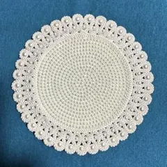 パール装飾の円形プレート