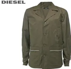 新品　ディーゼル　27,500円　パイピングライン刺繍シャツジャケット