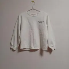 週末限定値下げ！美品【PINKLATTE 】ホワイト メッセージトレーナー