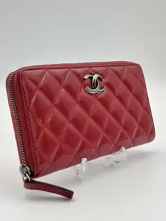 CHANEL マトラッセ ラウンドファスナー 長財布 バイカラー - メルカリ