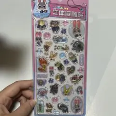 【大特価】　ズートピア2　ぷっくり立体シール　硬めシール　激かわ‼️