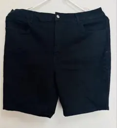 黒のデニムショートパンツ ストレッチ 値下げしますた