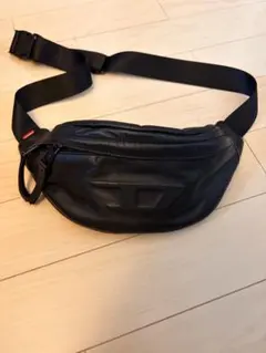 DIESEL レザー ボディバッグ ブラック