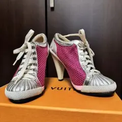 ハイヒールスニーカー ピンク/シルバー Mのサムネイル