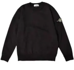 STONE ISLAND クルーネック スウェット ブラックのサムネイル