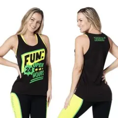 ZUMBA ウェア ノースリーブ トップス