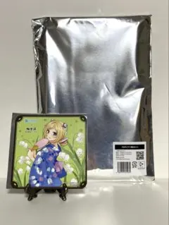 アキ•ローゼンタール マフラータオル&コースター　極楽湯コラボ フロライフ1期生