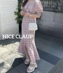 NICE CLAUPナイスクラップ ワンピース ピンク